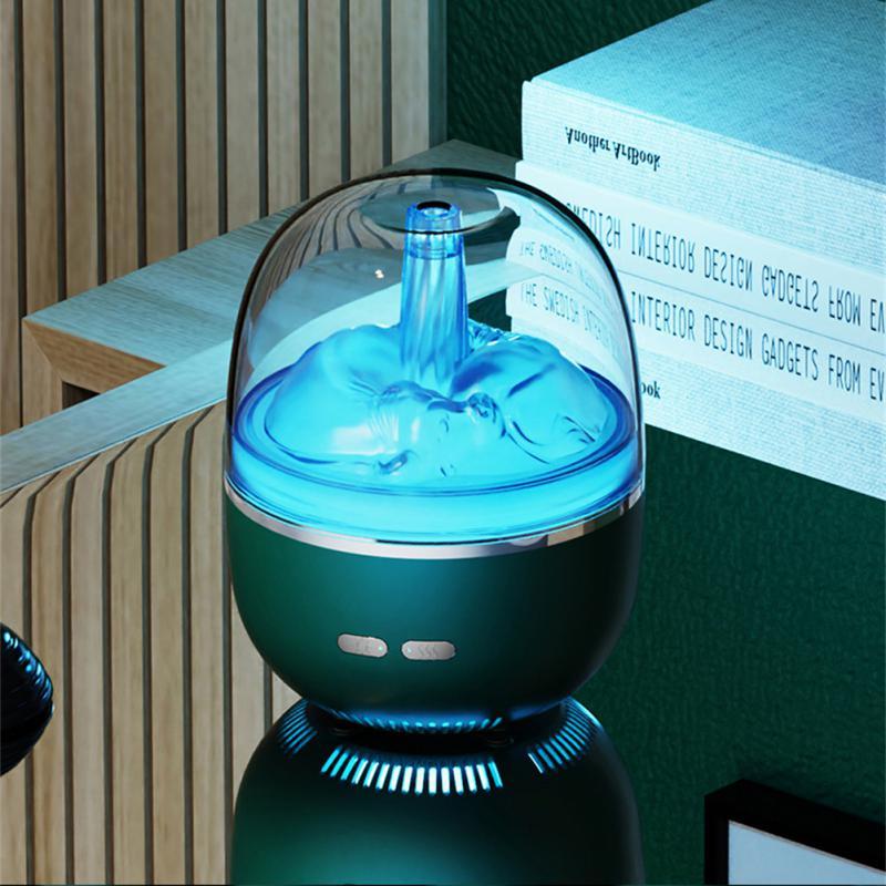 Air Humidifier Essential Oil Ultrasonic Aromatherapy Atomizer Colorful Light Heavy Fog Volume Office Home Accessories - Lumina Light