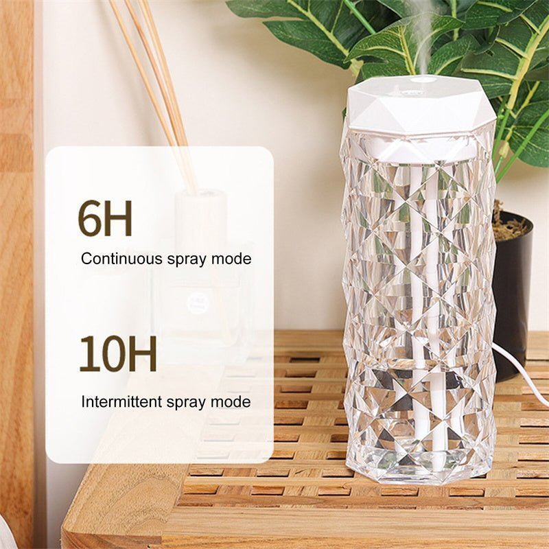 Crystal Lamp Air Humidifier - Color Night Light Touch Lamp | Home Decor Lights - Lumina Light
