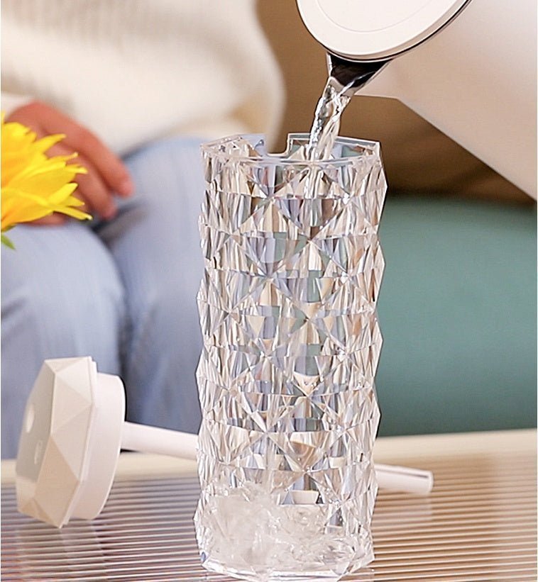 Crystal Lamp Air Humidifier - Color Night Light Touch Lamp | Home Decor Lights - Lumina Light