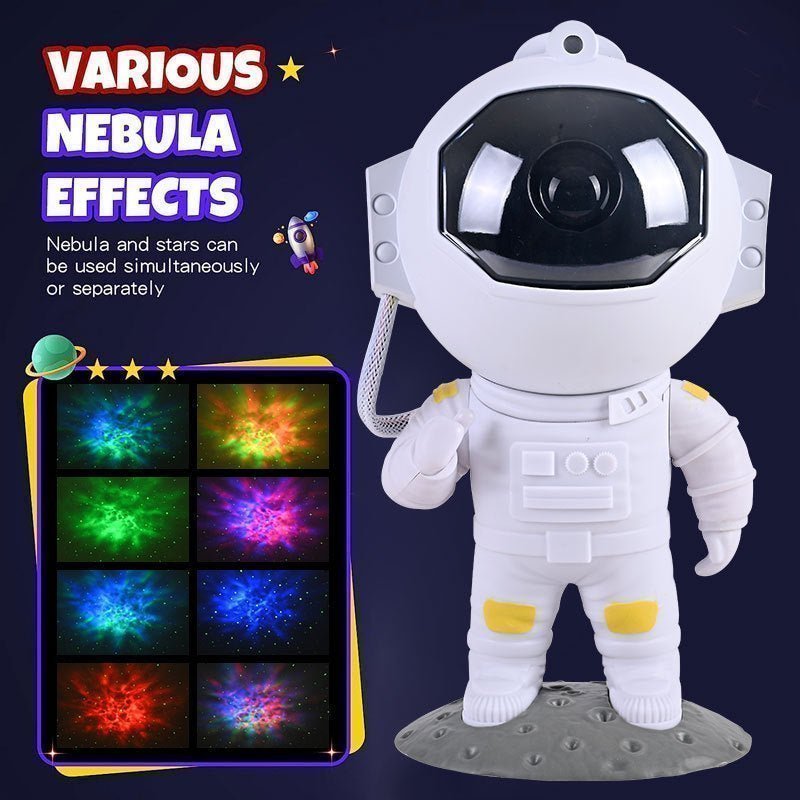 Galaxy Star Projector - Starry Sky Night Light | Astronaut Lamp Home Decor - Lumina Light
