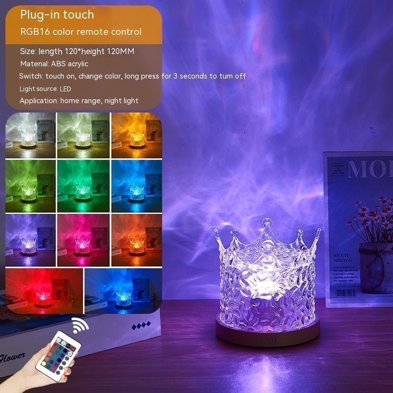 LED Water Ripple Night Light: A Dazzling Home Decor - Lumina Light