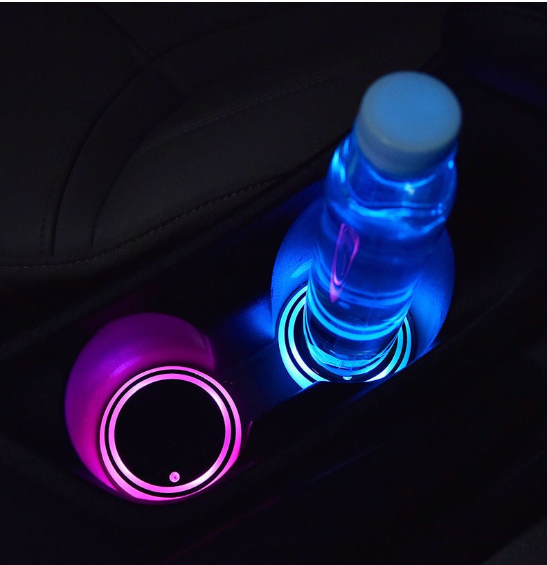 Colorful Cup Holder LED Light - up Coaster | Ambient Lights - Lumina Light