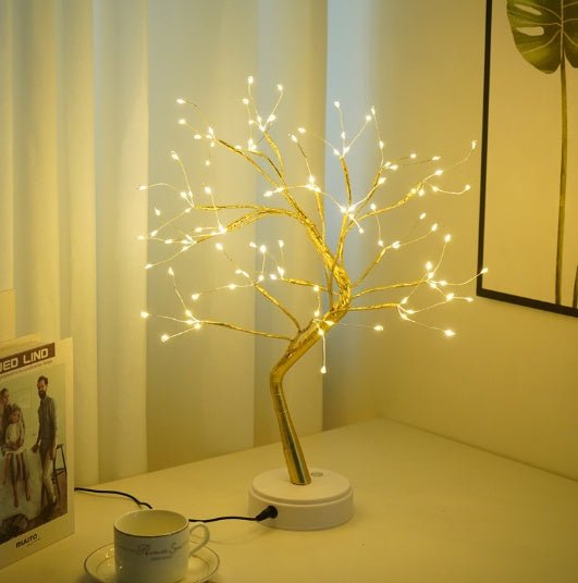 Copper Wire Tree Lights - Magical Bedroom Lighting | Lumina Décor - Lumina Light