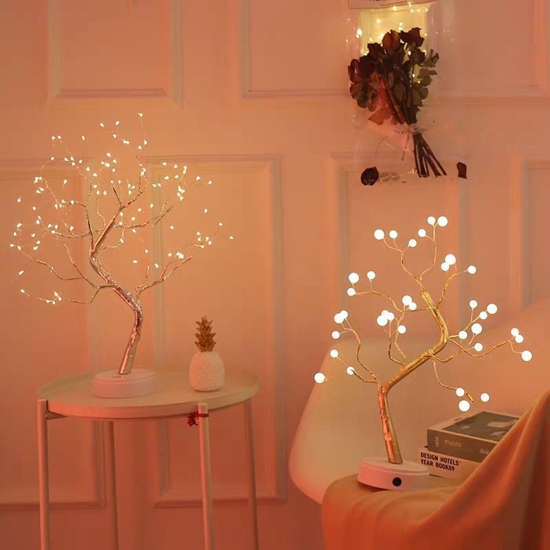 Copper Wire Tree Lights - Magical Bedroom Lighting | Lumina Décor - Lumina Light