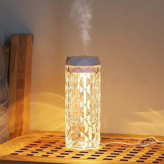 Crystal Lamp Air Humidifier - Color Night Light Touch Lamp | Home Decor Lights - Lumina Light