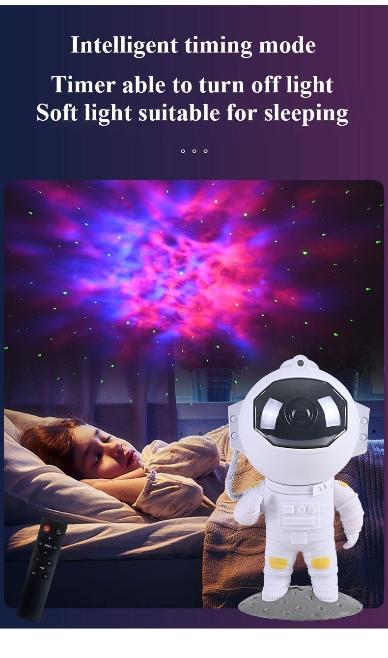 Galaxy Star Projector - Starry Sky Night Light | Astronaut Lamp Home Decor - Lumina Light