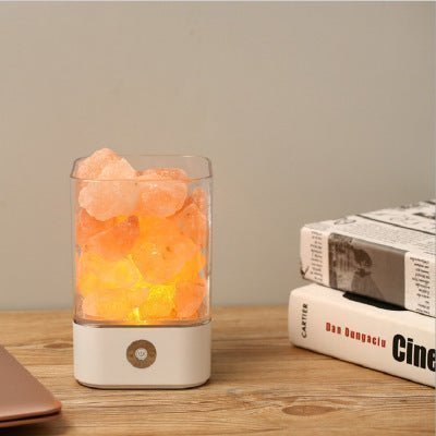 Himalayan Salt Lamp - USB Powered LED Light | Crystalight - Lumina Light