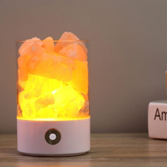 Himalayan Salt Lamp - USB Powered LED Light | Crystalight - Lumina Light