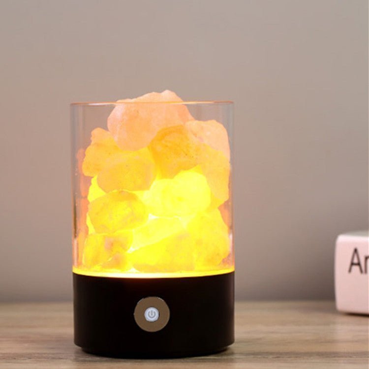 Himalayan Salt Lamp - USB Powered LED Light | Crystalight - Lumina Light