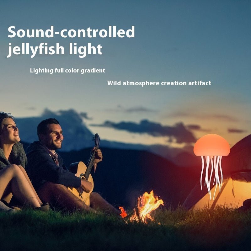 Jellyfish Mood Lamp LED Jellyfish Night Light Portable Jellyfish Lamp Jellyfish Decorations Smart Table Lamp For Bedside Desk - Lumina Light