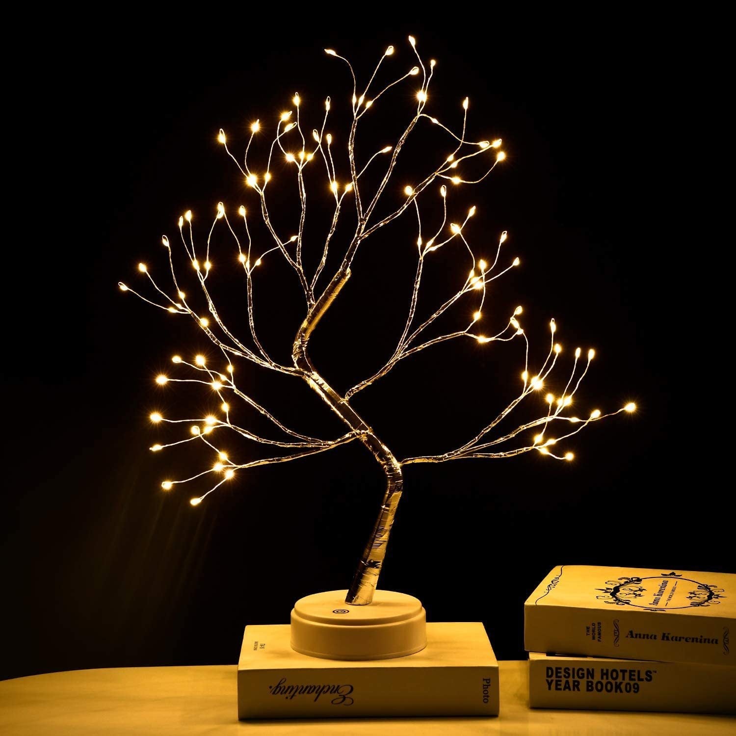 LED Bedroom Tree Shape String Copper Wire Lamp - Lumina Light