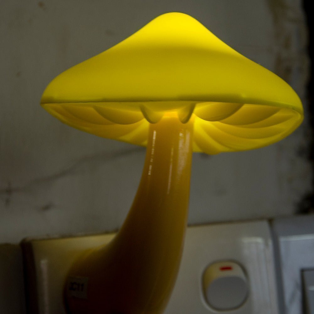 Mushroom Wall Socket Lamp: Warm White Glow for Your Room US Plug only - Lumina Light