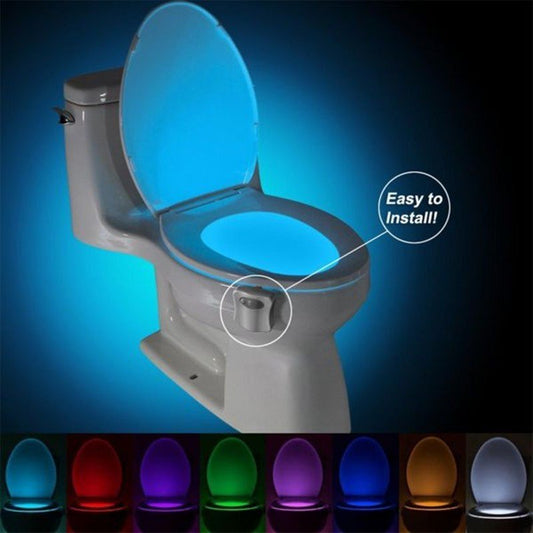 Nighttime Comfort: LED Toilet Induction Light - Lumina Light