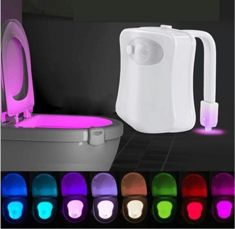 Nighttime Comfort: LED Toilet Induction Light - Lumina Light