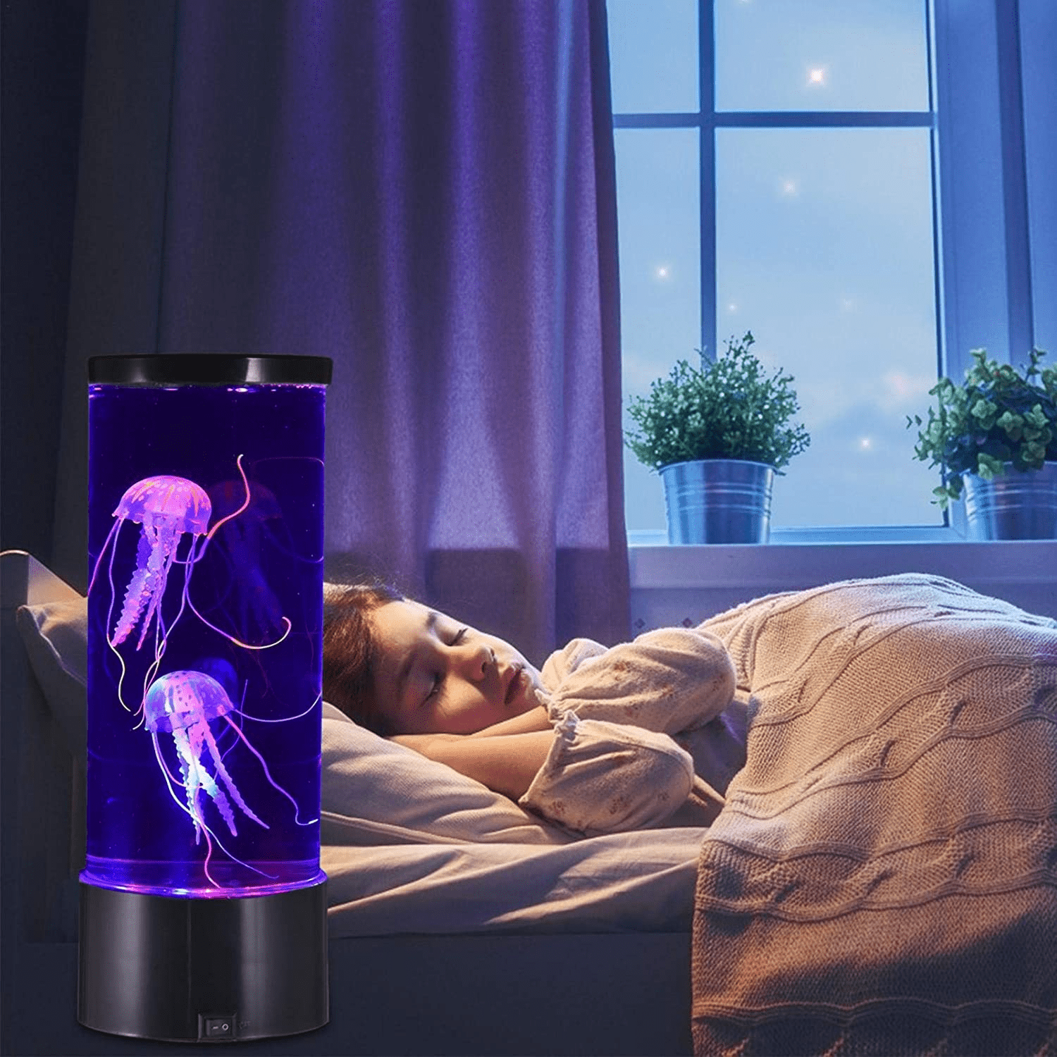 Relaxing LED Jellyfish Night Light for Any Mood - Lumina Light