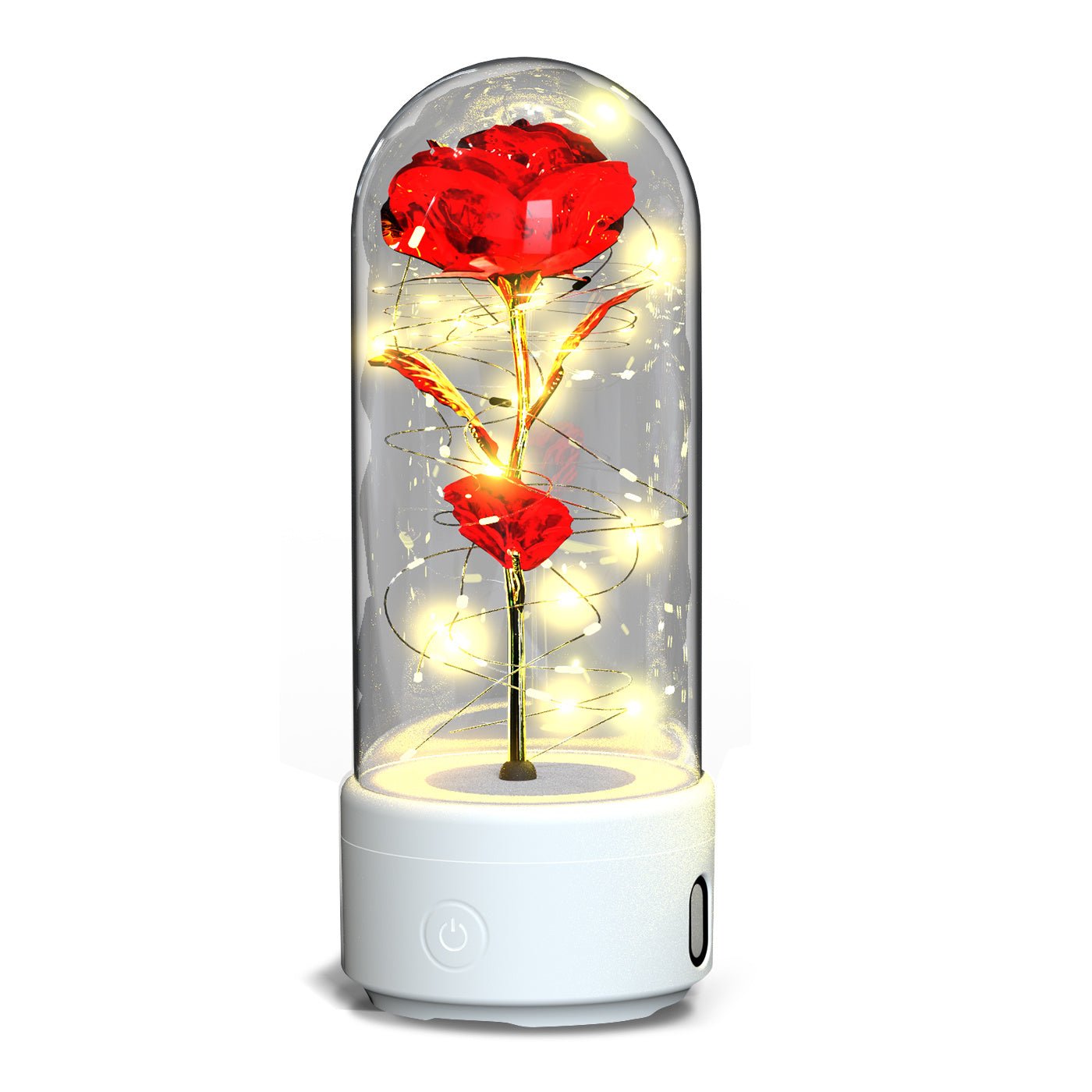 Romantic Rose Flowers LED Light & Bluetooth Speaker | Valentine's Day Gifts - Lumina Light