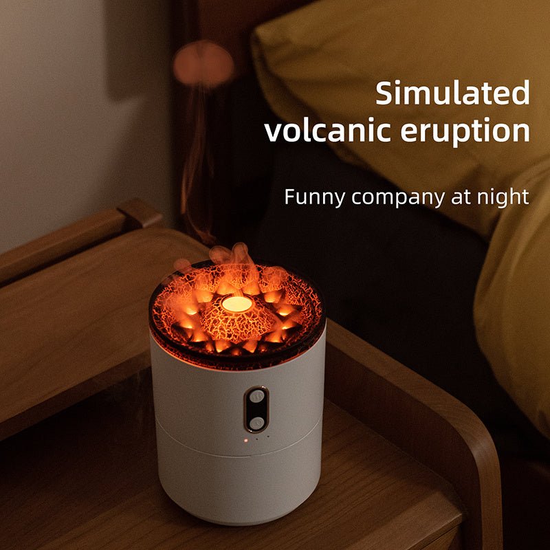 Volcanic Flame Aroma: USB Jellyfish Diffuser - Lumina Light